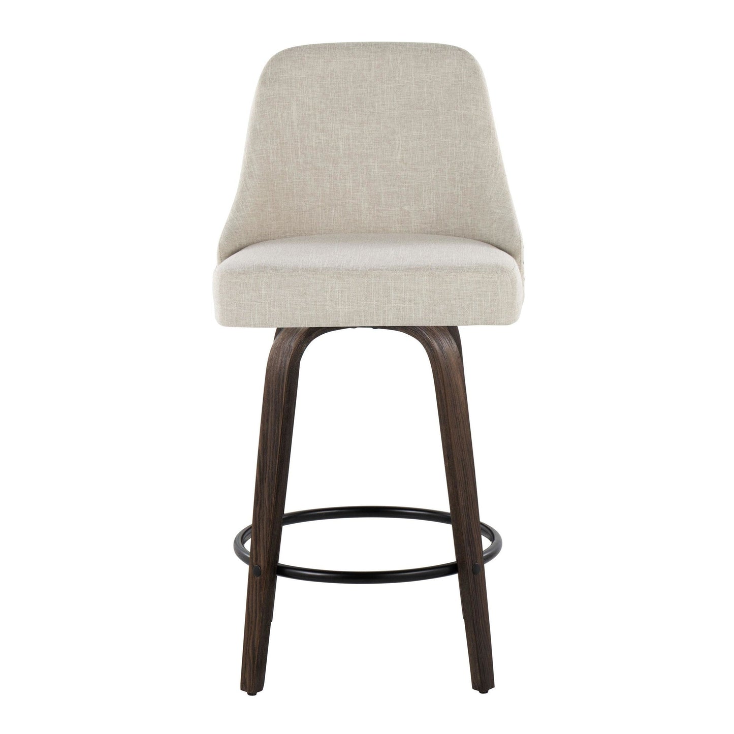 Majestic Office Furniture Marcel 27" Fixed-Height Counter Stool - Set of 2