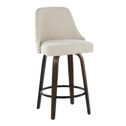 Majestic Office Furniture Marcel 27" Fixed-Height Counter Stool - Set of 2