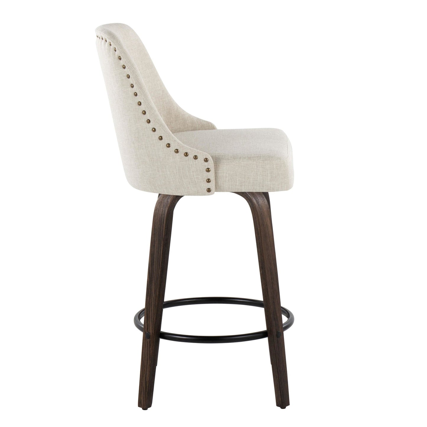 Majestic Office Furniture Marcel 27" Fixed-Height Counter Stool - Set of 2