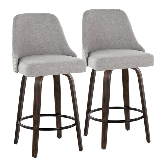 Majestic Office Furniture Marcel 27" Fixed-Height Counter Stool - Set of 2