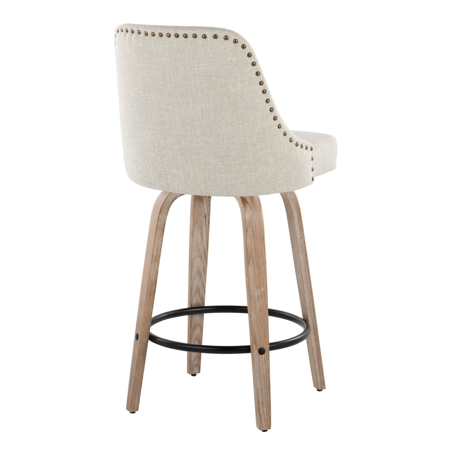 Majestic Office Furniture Marcel 27" Fixed-Height Counter Stool - Set of 2