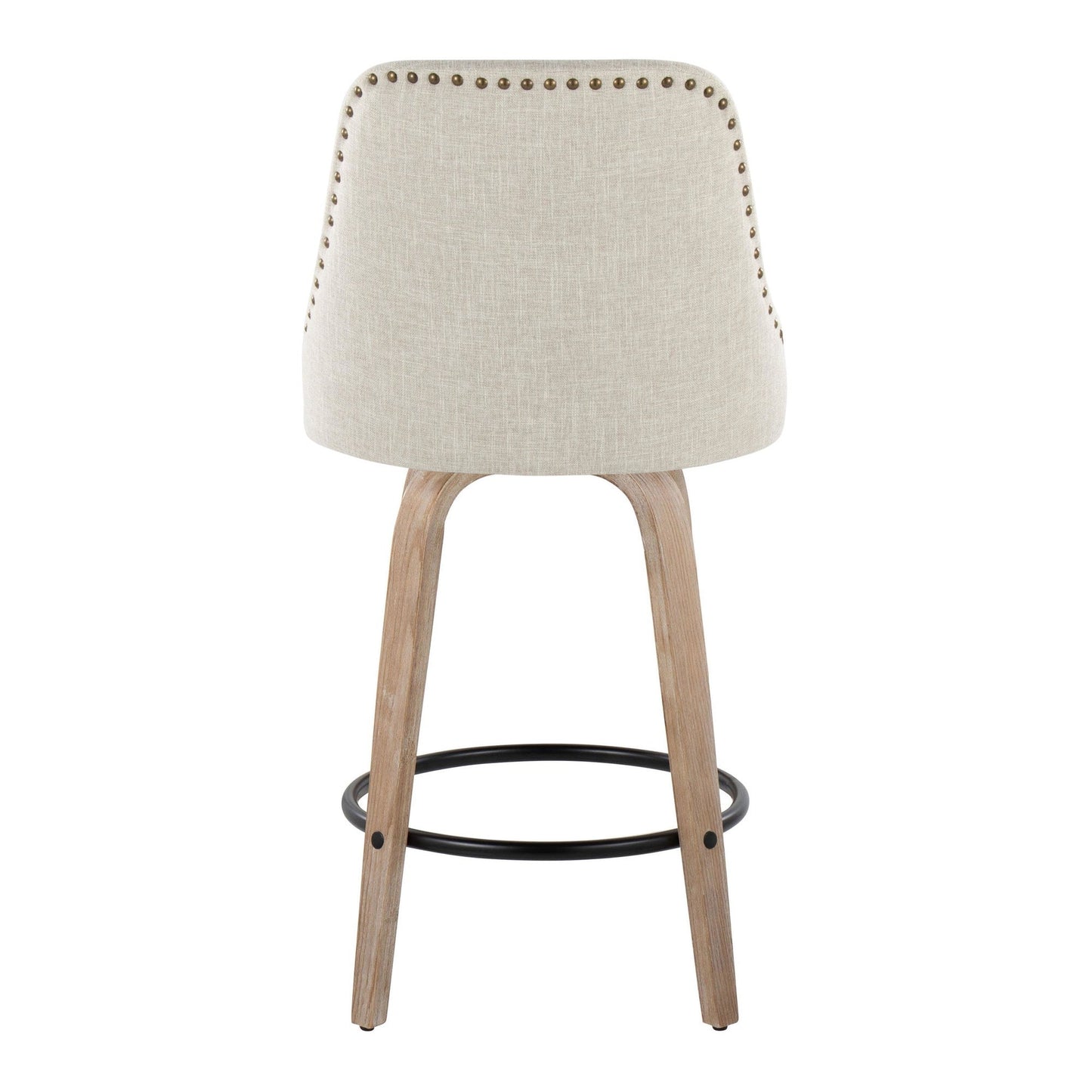 Majestic Office Furniture Marcel 27" Fixed-Height Counter Stool - Set of 2