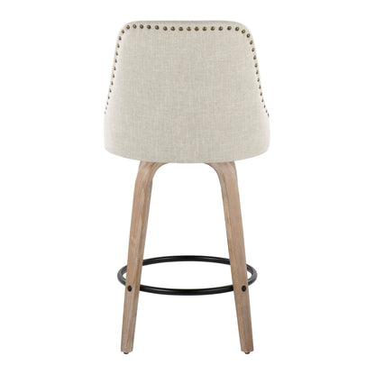 Majestic Office Furniture Marcel 27" Fixed-Height Counter Stool - Set of 2