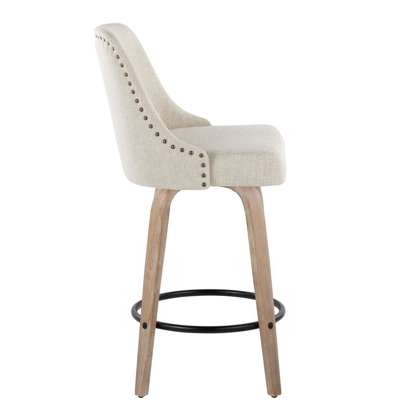 Majestic Office Furniture Marcel 27" Fixed-Height Counter Stool - Set of 2