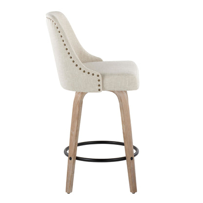 Majestic Office Furniture Marcel 27" Fixed-Height Counter Stool - Set of 2