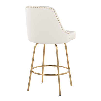 Majestic Office Furniture Marcel 27" Fixed-Height Counter Stool - Set of 2