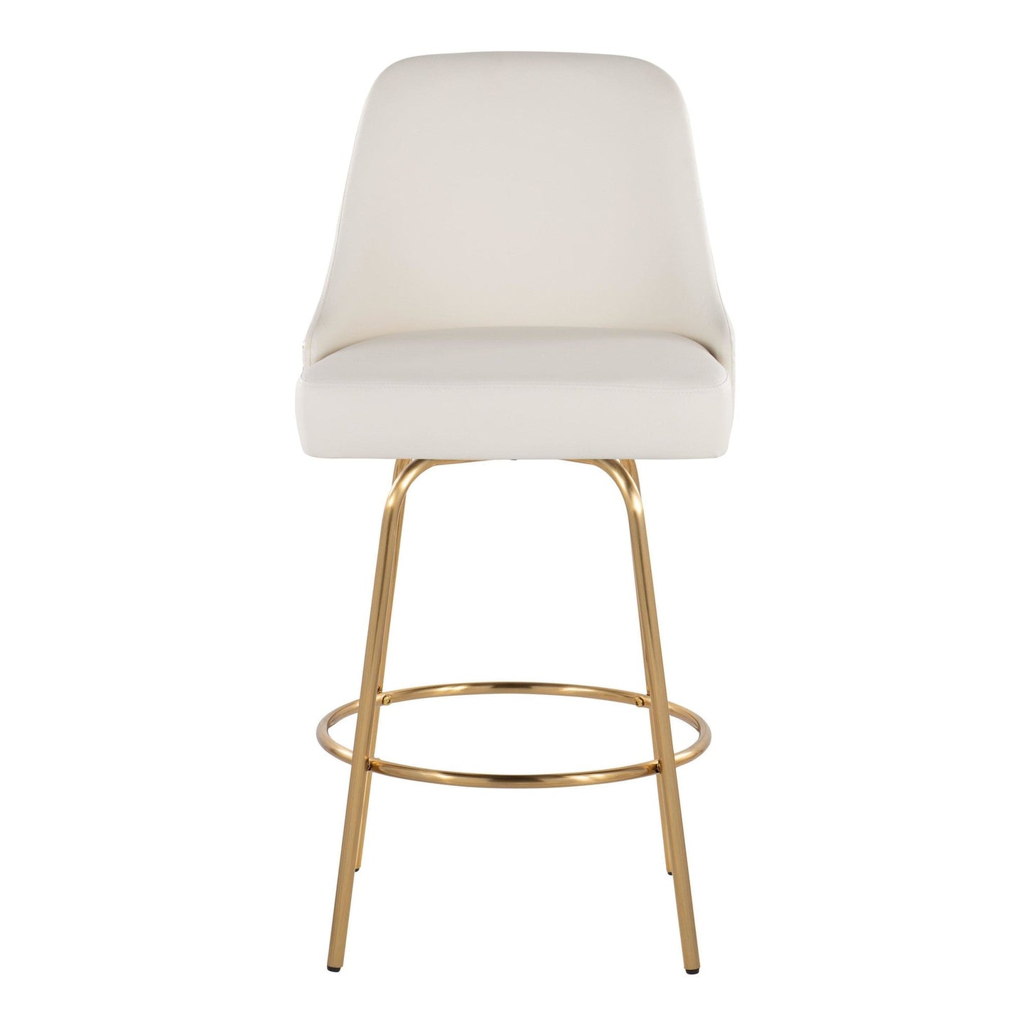 Majestic Office Furniture Marcel 27" Fixed-Height Counter Stool - Set of 2