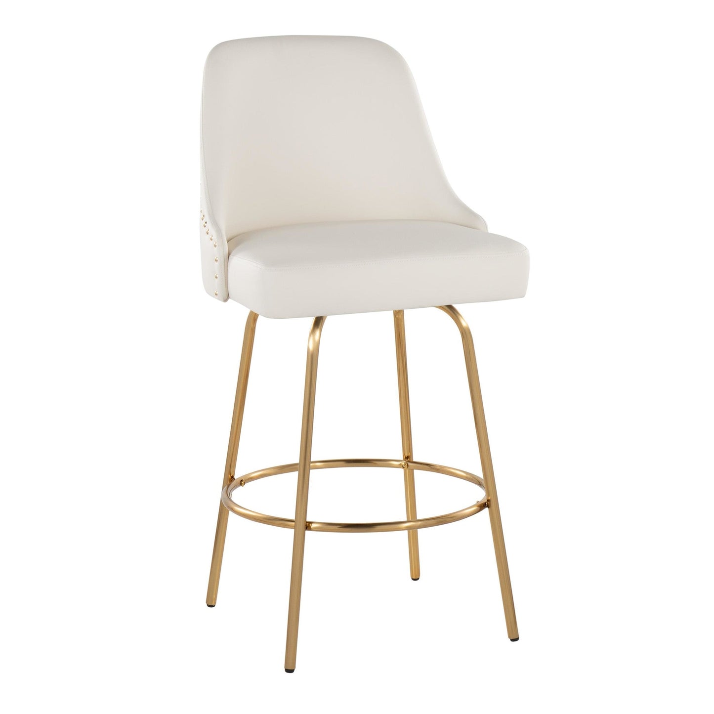 Majestic Office Furniture Marcel 27" Fixed-Height Counter Stool - Set of 2