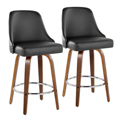 Majestic Office Furniture Marcel 27" Fixed-Height Counter Stool - Set of 2