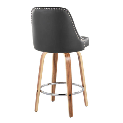 Majestic Office Furniture Marcel 27" Fixed-Height Counter Stool - Set of 2