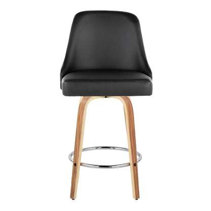 Majestic Office Furniture Marcel 27" Fixed-Height Counter Stool - Set of 2