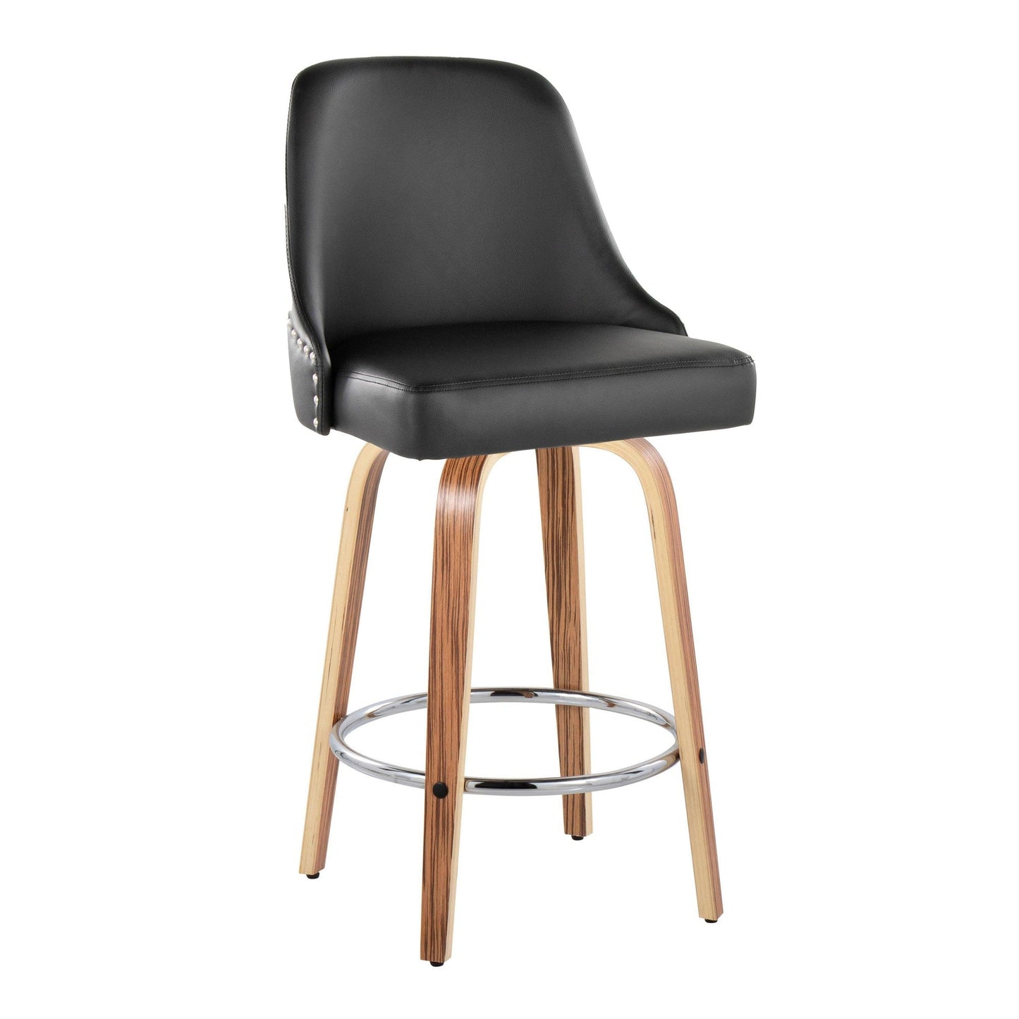 Majestic Office Furniture Marcel 27" Fixed-Height Counter Stool - Set of 2