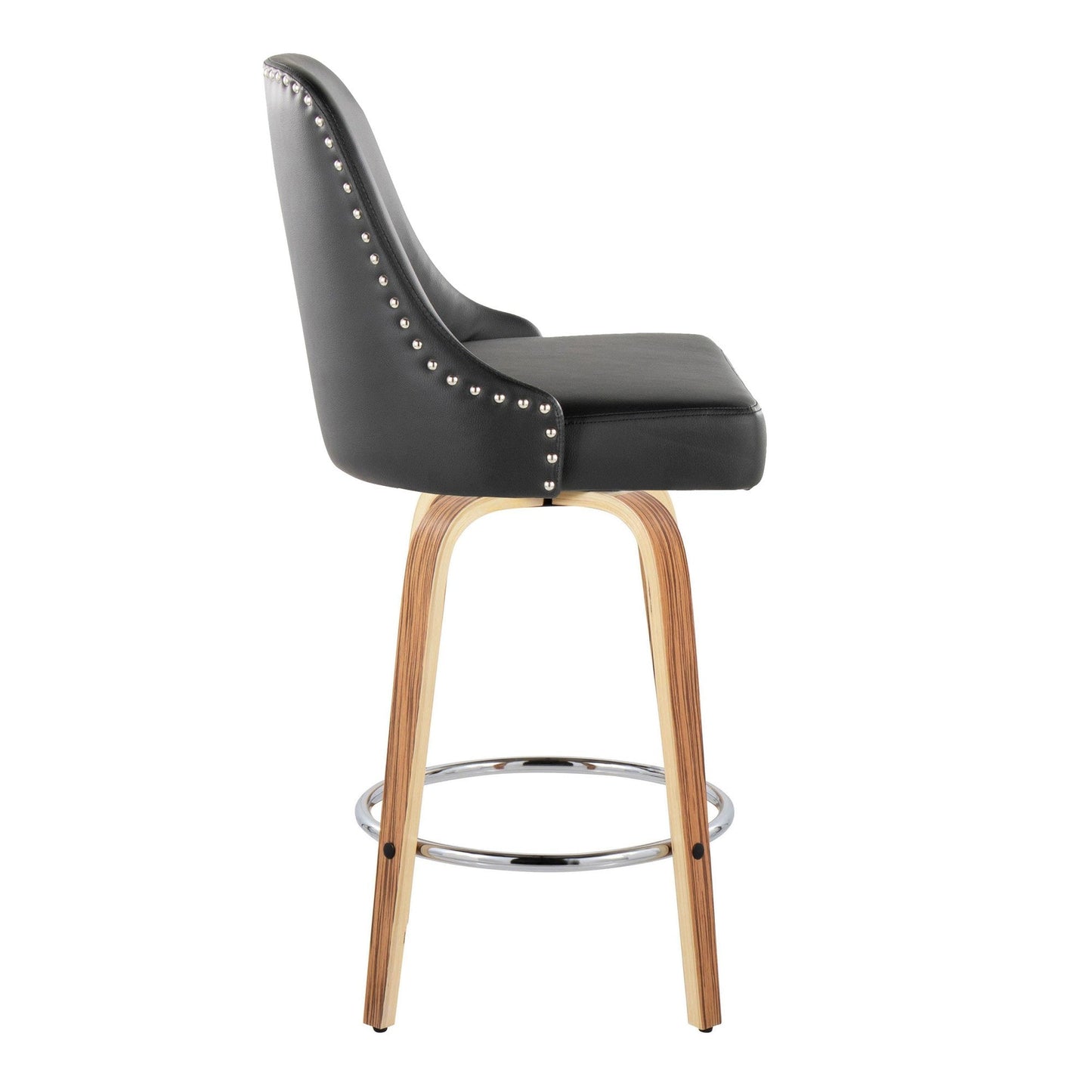 Majestic Office Furniture Marcel 27" Fixed-Height Counter Stool - Set of 2