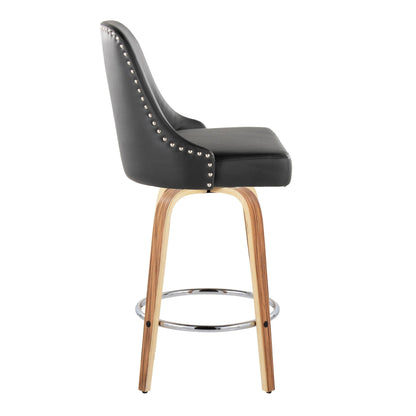 Majestic Office Furniture Marcel 27" Fixed-Height Counter Stool - Set of 2