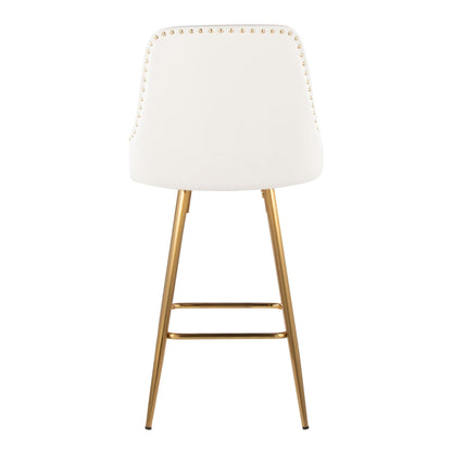 Majestic Office Furniture Marcel 27" Fixed-Height Counter Stool - Set of 2