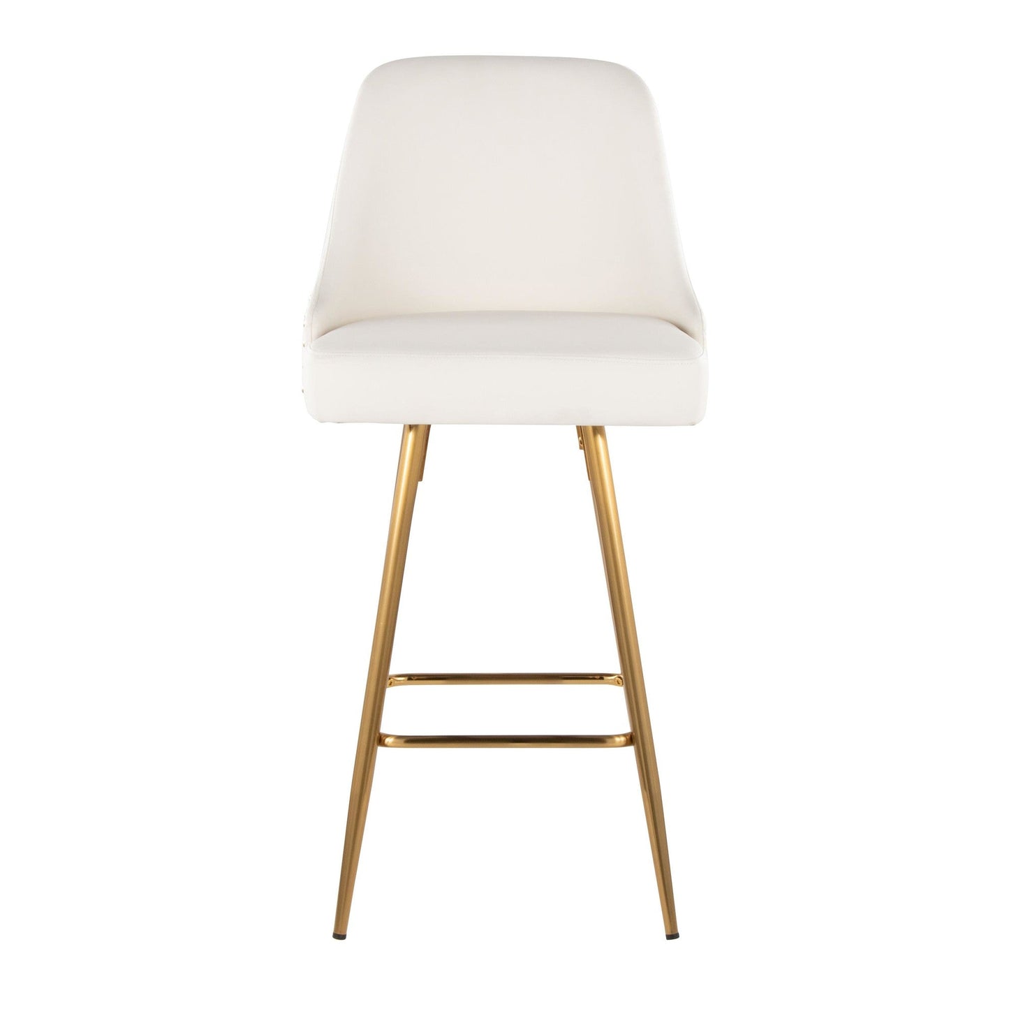 Majestic Office Furniture Marcel 27" Fixed-Height Counter Stool - Set of 2