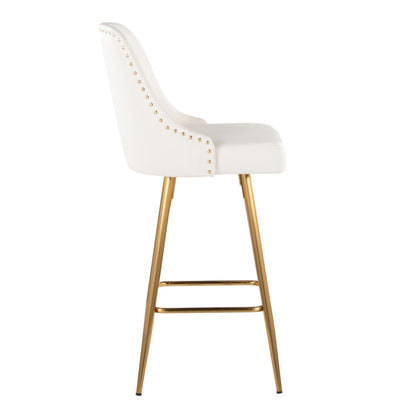 Majestic Office Furniture Marcel 27" Fixed-Height Counter Stool - Set of 2