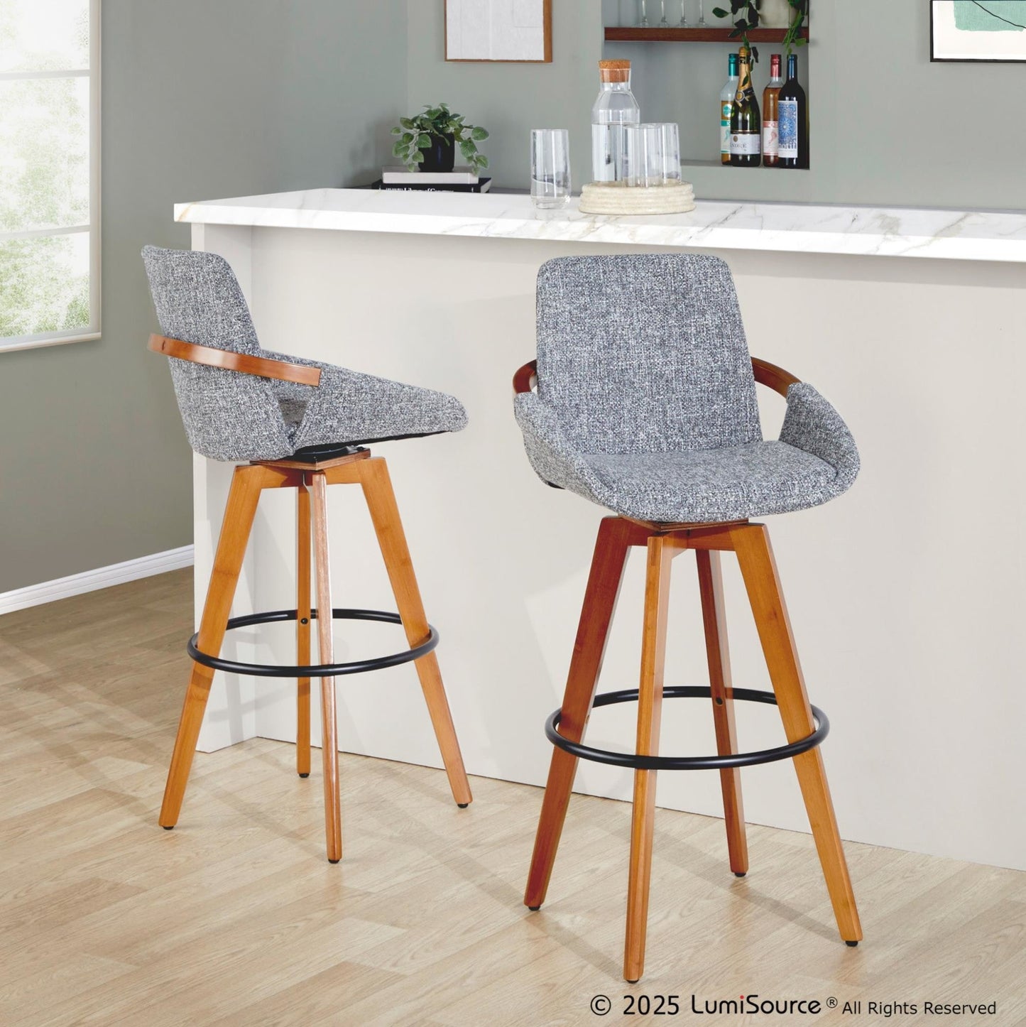 Majestic Office Furniture 29" Fixed-Height Barstool