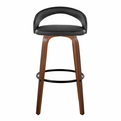Majestic Office Furniture Upholstered 30" Fixed-Height Barstool - Set of 2