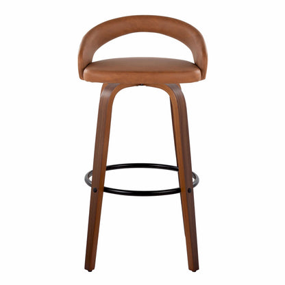 Majestic Office Furniture Upholstered 30" Fixed-Height Barstool - Set of 2