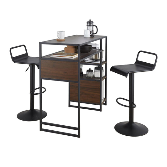 Majestic Office Furniture Bar Set With Storage - 3 Piece