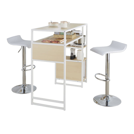 Majestic Office Furniture Bar Set With Storage - 3 Piece