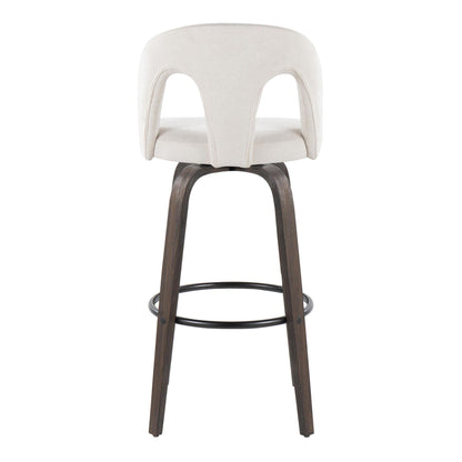 Majestic Office Furniture Upholstered 30" Fixed-Height Barstool - Set of 2