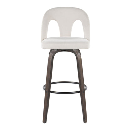 Majestic Office Furniture Upholstered 30" Fixed-Height Barstool - Set of 2