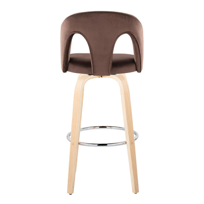 Majestic Office Furniture Upholstered 30" Fixed-Height Barstool - Set of 2