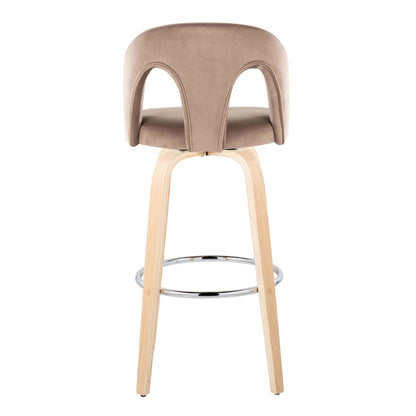 Majestic Office Furniture Upholstered 30" Fixed-Height Barstool - Set of 2