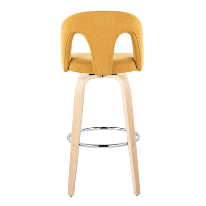 Majestic Office Furniture Upholstered 30" Fixed-Height Barstool - Set of 2