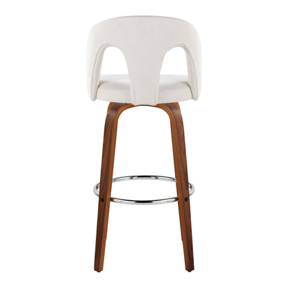 Majestic Office Furniture Upholstered 30" Fixed-Height Barstool - Set of 2