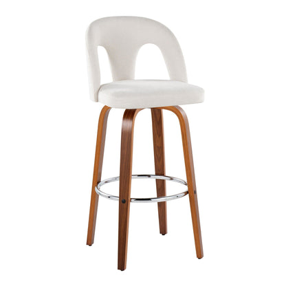 Majestic Office Furniture Upholstered 30" Fixed-Height Barstool - Set of 2