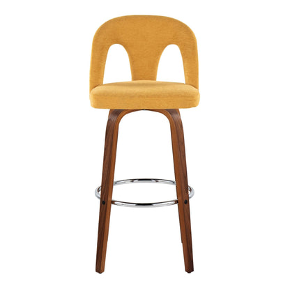 Majestic Office Furniture Upholstered 30" Fixed-Height Barstool - Set of 2