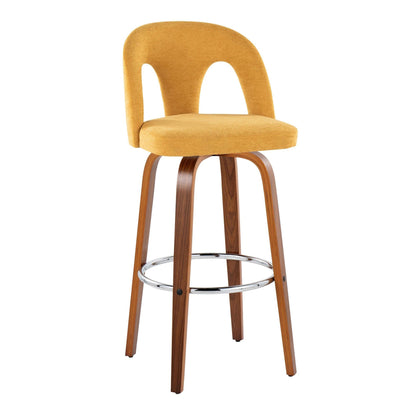 Majestic Office Furniture Upholstered 30" Fixed-Height Barstool - Set of 2
