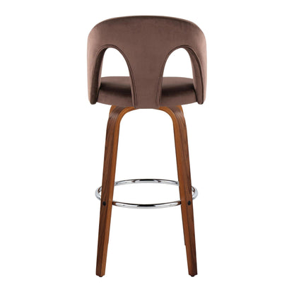 Majestic Office Furniture Upholstered 30" Fixed-Height Barstool - Set of 2