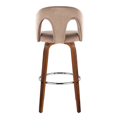 Majestic Office Furniture Upholstered 30" Fixed-Height Barstool - Set of 2