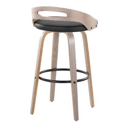 Majestic Office Furniture 30" Fixed-Height Barstool - Set of 2