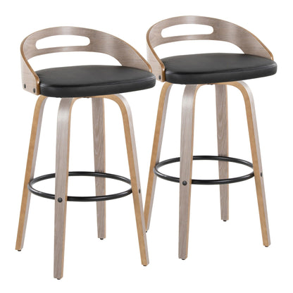 Majestic Office Furniture 30" Fixed-Height Barstool - Set of 2