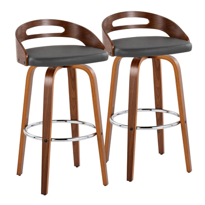 Majestic Office Furniture 30" Fixed-Height Barstool - Set of 2
