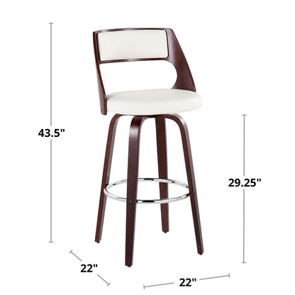 Majestic Office Furniture 30" Fixed-Height Barstool - Set of 2