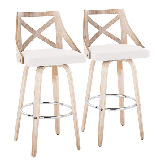 Majestic Office Furniture 30" Fixed-Height Barstool - Set of 2
