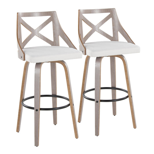 Majestic Office Furniture 30" Fixed-Height Barstool - Set of 2