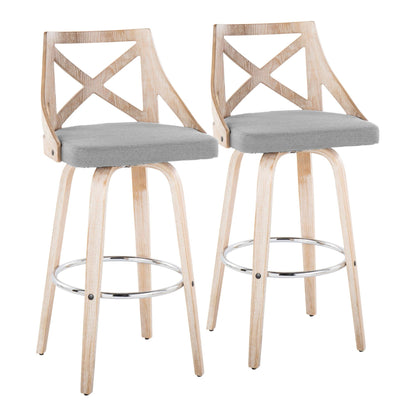 Majestic Office Furniture 30" Fixed-Height Barstool - Set of 2