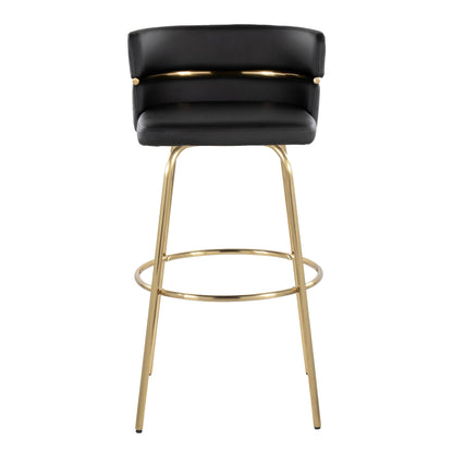 Majestic Office Furniture Claire 30" Fixed-Height Barstool - Set of 2