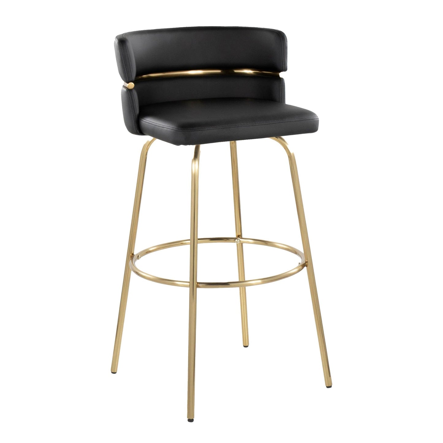 Majestic Office Furniture Claire 30" Fixed-Height Barstool - Set of 2