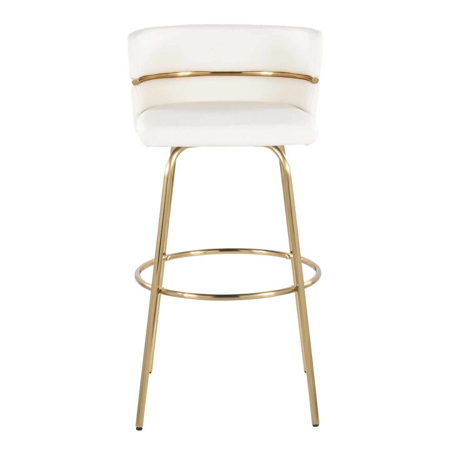 Majestic Office Furniture Claire 30" Fixed-Height Barstool - Set of 2