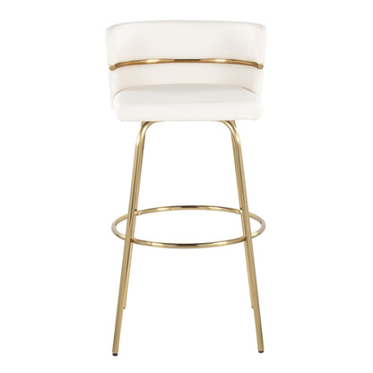 Majestic Office Furniture Claire 30" Fixed-Height Barstool - Set of 2