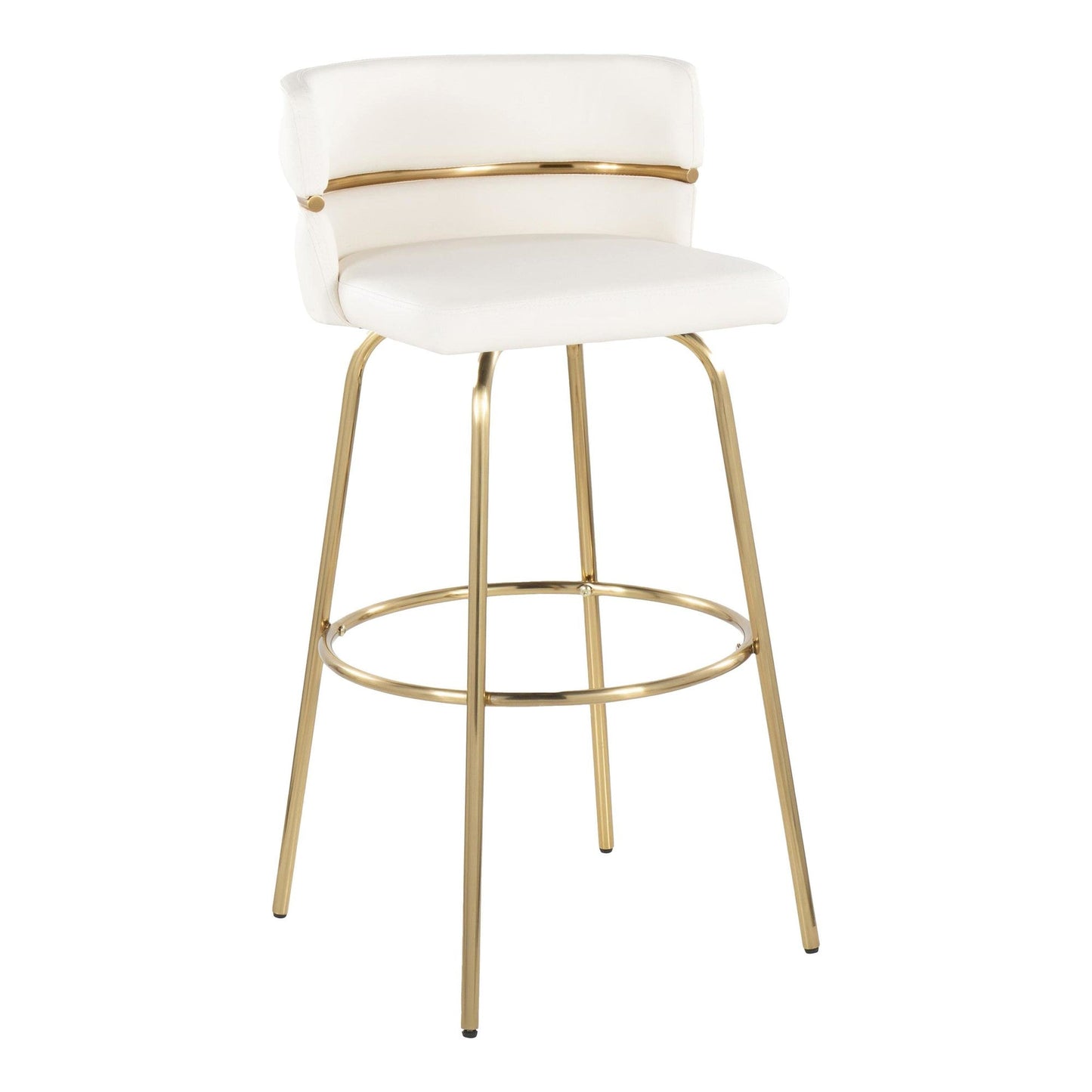 Majestic Office Furniture Claire 30" Fixed-Height Barstool - Set of 2