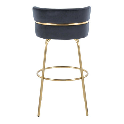 Majestic Office Furniture Claire 30" Fixed-Height Barstool - Set of 2